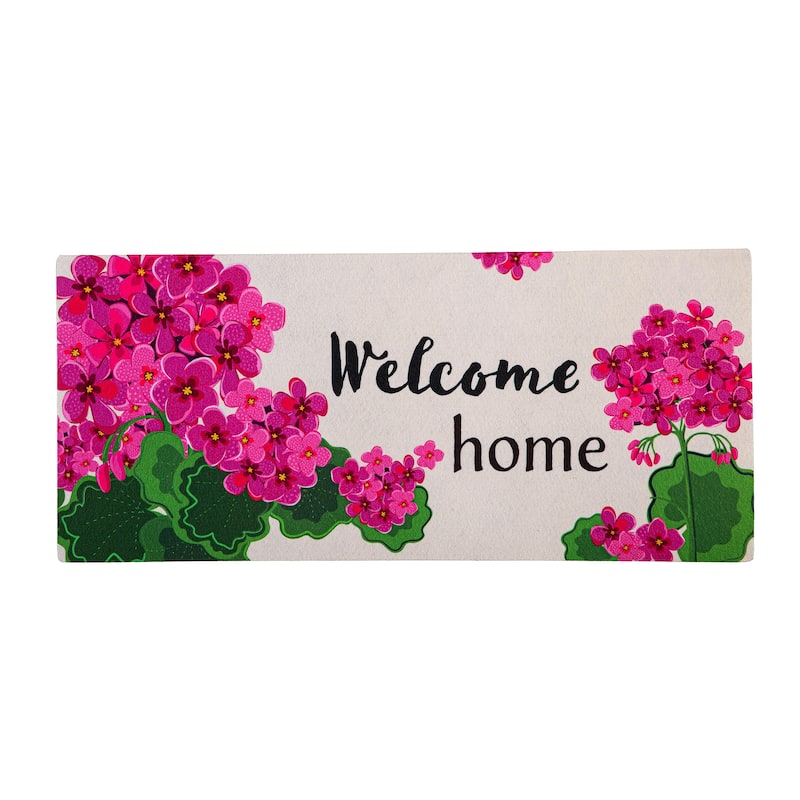 22 in. x 10 in. Pink Geranium Sassafras Switch Mat