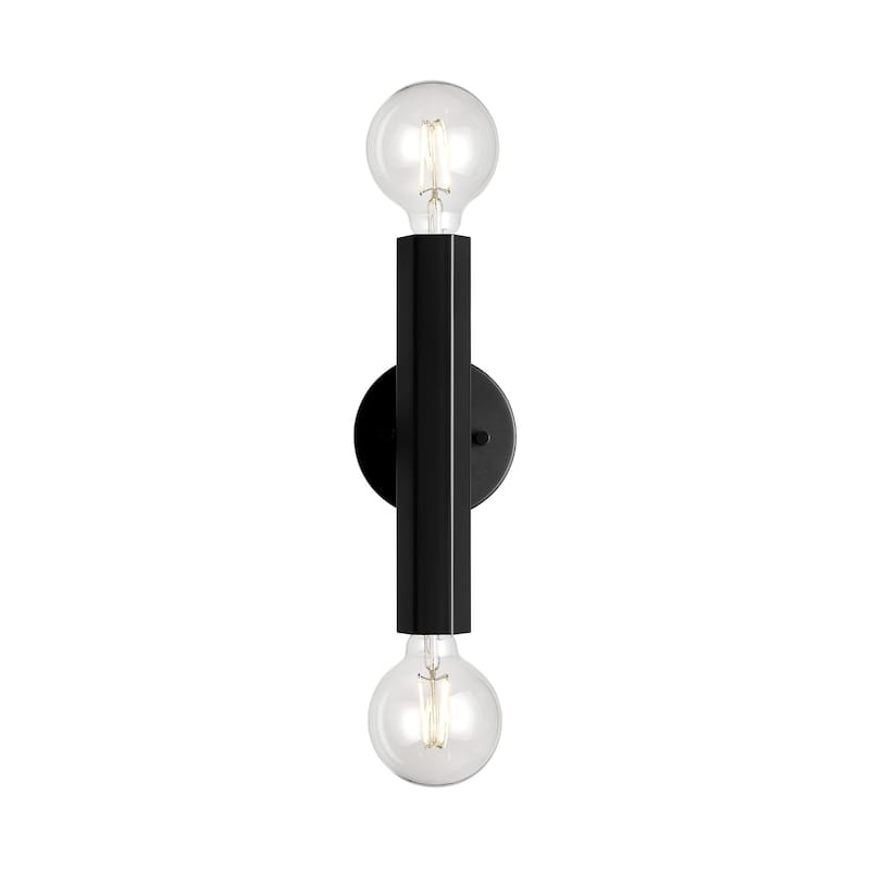 Globe Electric 91009578 Noah 2 Light 5" Tall Bathroom Sconce - Matte