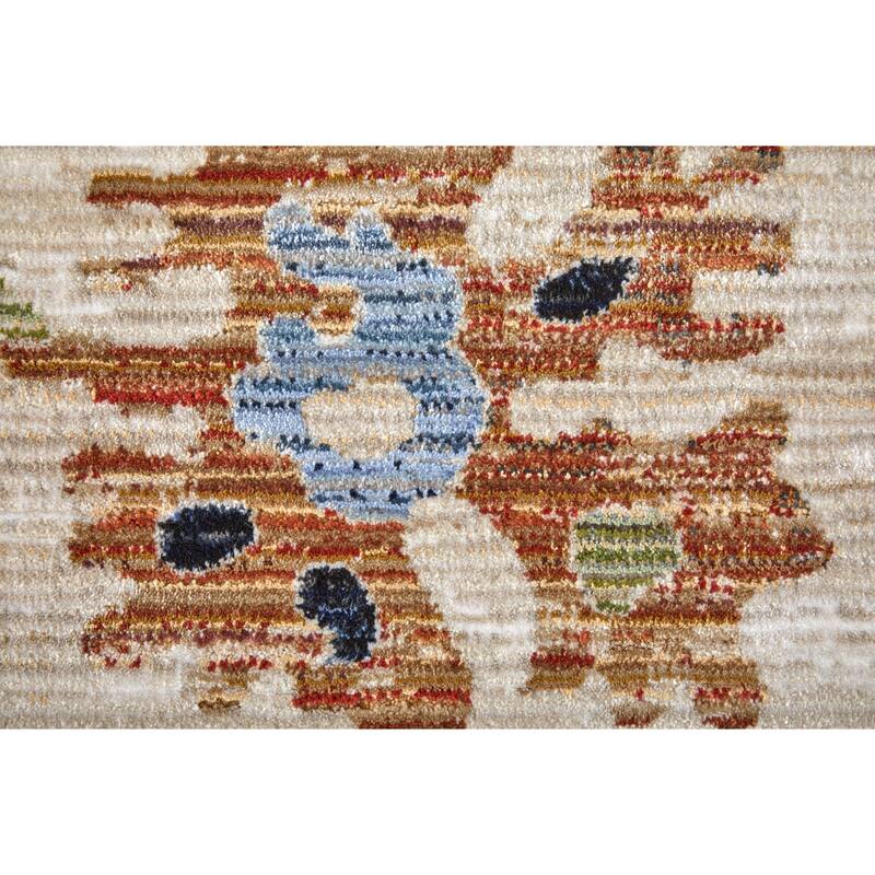 Melrose R39P1 Floral & Botanical Transitional Area Rug