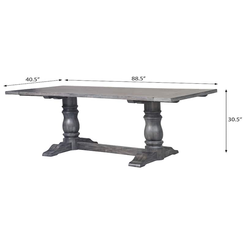 Scofield Dining Table with Double Pedestal