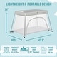 preview thumbnail 8 of 16, Dream On Me Travel Light Playard with Mesh Zipper Door