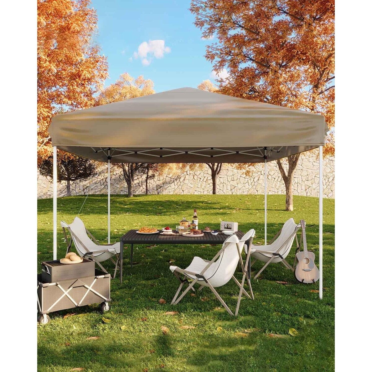 10x10 Heavy Duty Pop Up Canopy,Outdoor Canopy Tent with Portable