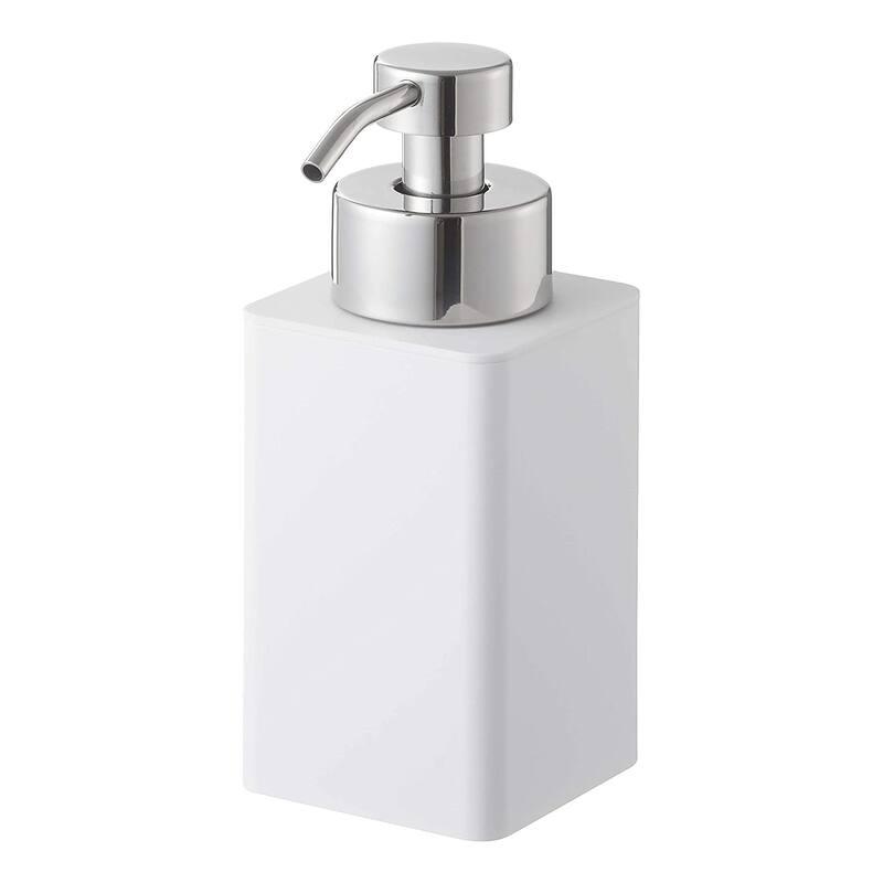 Yamazaki Home Foaming Soap Dispenser, ABS Plastic, 12.2 fluid oz., 360 milliliters - L 3.74 x W 2.76 x H 6.69 inches