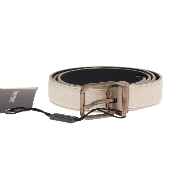 white and gold belt mens