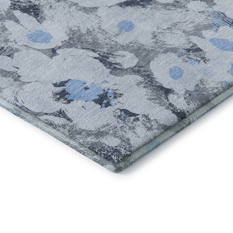 Premium Washable Super Soft Contemporary Floral Mayfield Rug