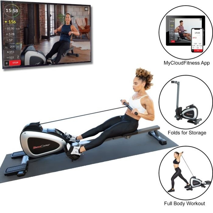 Fitness Reality 1000 Plus Bluetooth Magnetic Rowing Machine
