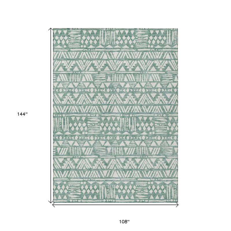 HomeRoots Southwestern Transitional Rectangle Outdoor Rug