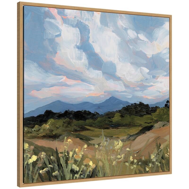 Kate and Laurel Garden of Gods by Emily Kenney Framed Canvas Wall Art Print - 30 x 30