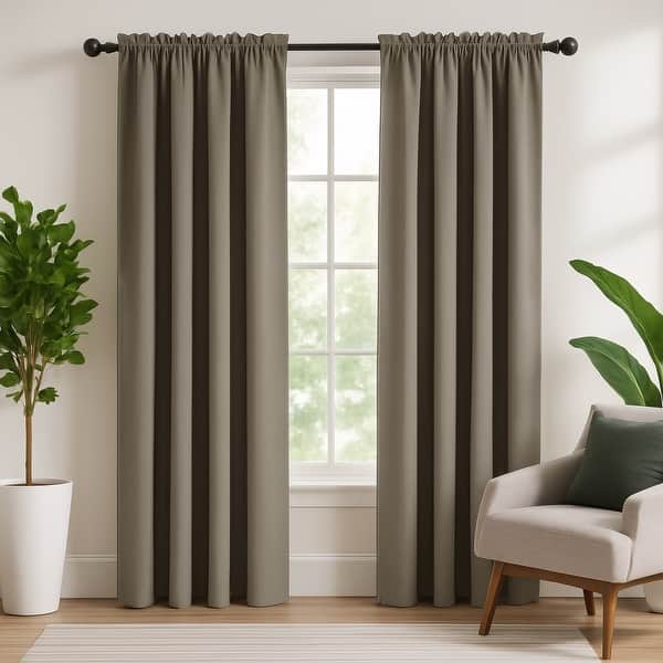 Mantovana Per Finestra DECOVSUN 300x40 Cm – Verde Intenso, Termica E Oscurante Con Tasca Per Asta, Facile Da Lavare - 4