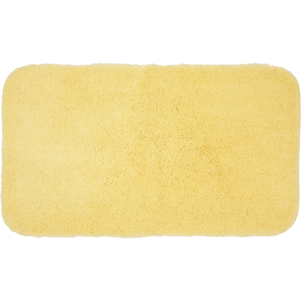 Yellow bath rug sale