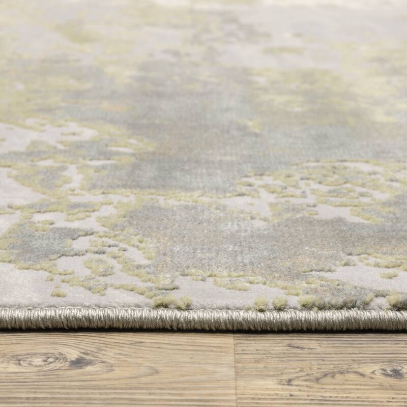Style Haven Cosette Distressed Abstract High-Low Pile Area Rug