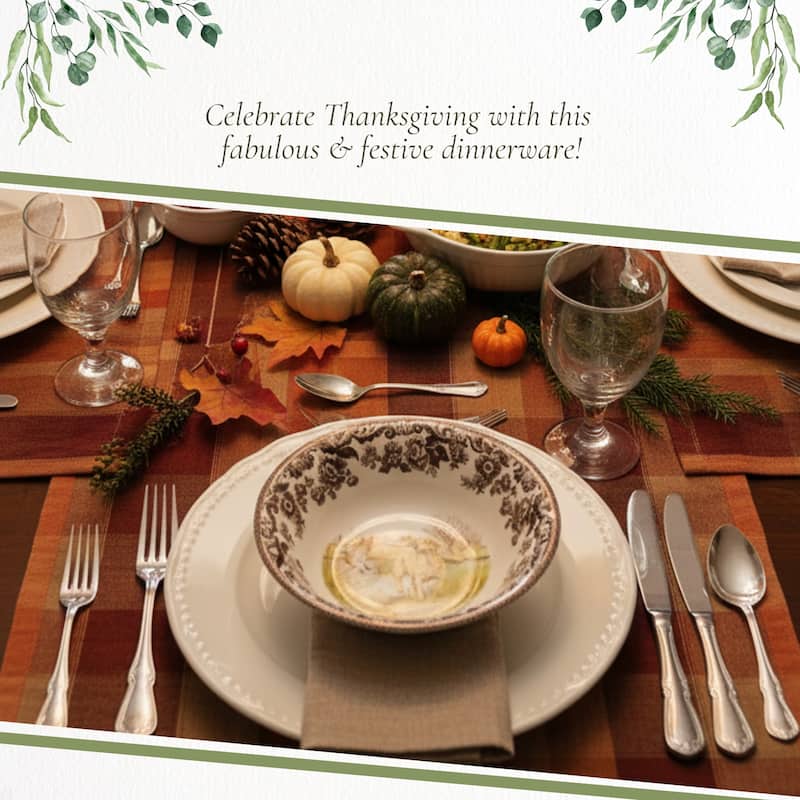 Spode Woodland Ascot Cereal Bowl Assorted Dogs - 8 Inch