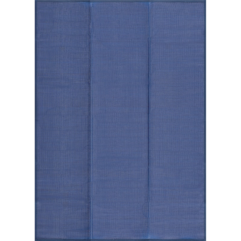 Lalune Beach Solid Color Indoor Outdoor Polypropylene Area Rug