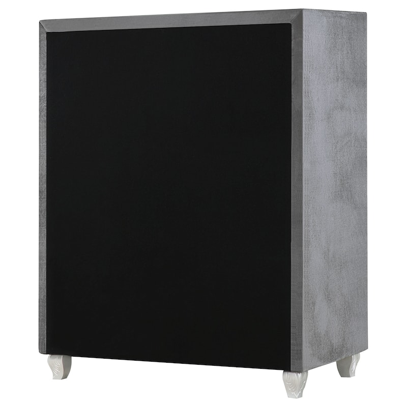 Deanna Modern Classic Upholstered Tufted 5-drawer Bedroom Chest