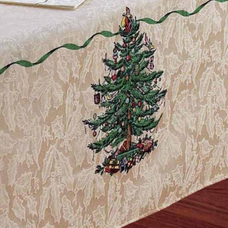 Spode� Christmas Tree 60" x 102" Tablecloth