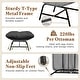 preview thumbnail 19 of 26, 2-Piece Outdoor Wicker Ottomans with Cushions, Weather-Resistant Boho Patio Rattan Footrests for Garden, Porch, and Balcony