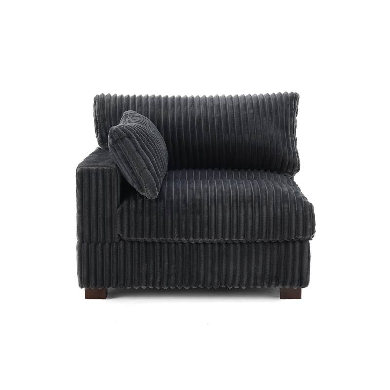 Plush Faux Fur Accent Sofa Chair