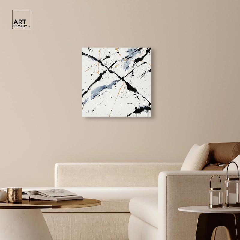 Splintered Impact II Canvas by Art Remedy, Gallery Wrapped