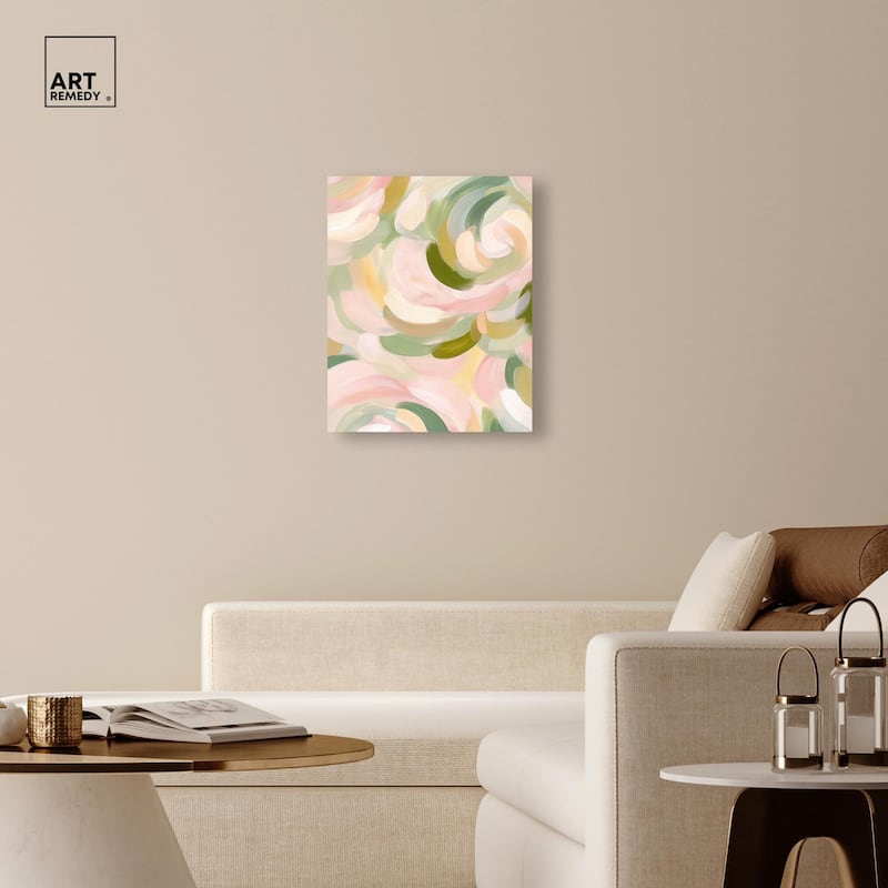 Brushstroke I Canvas by Art Remedy, Gallery Wrapped