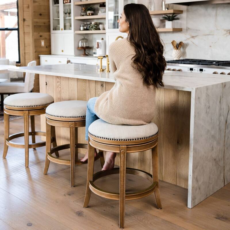 Maven Lane 26" Alexander Backless Counter Height Kitchen Stool
