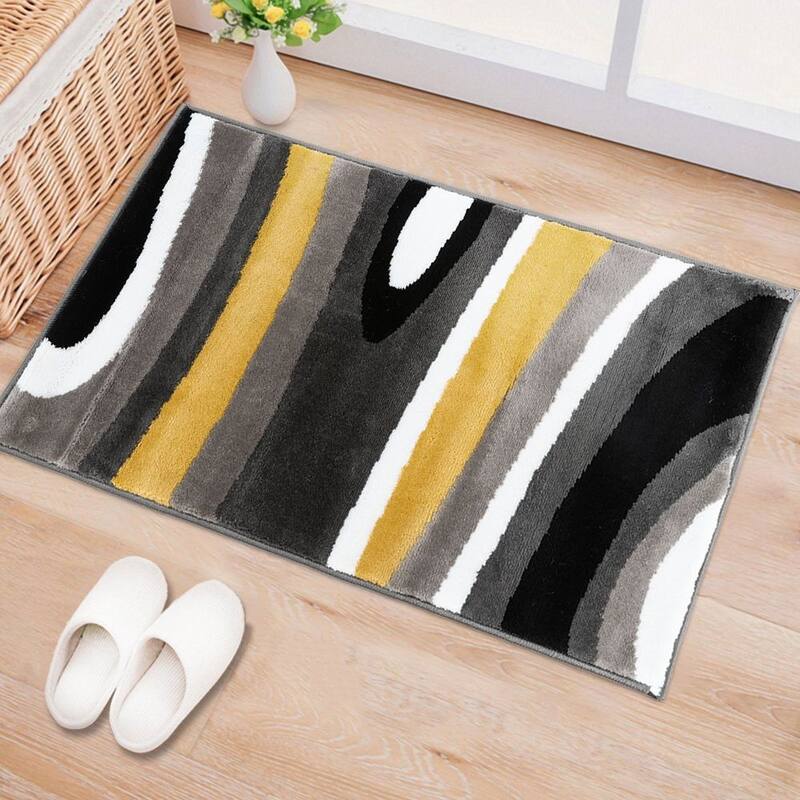World Rug Gallery Abstract Contemporary Modern Area Rug