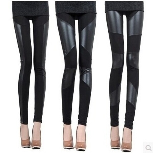 stretch leather leggings sale