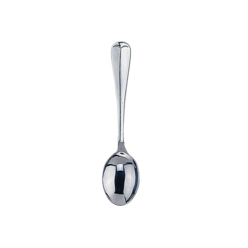 Fino 4.5" Simple Design Stainless Steel Demi Spoon - Stirring Coffee Espresso Demitasse - 1 Pack