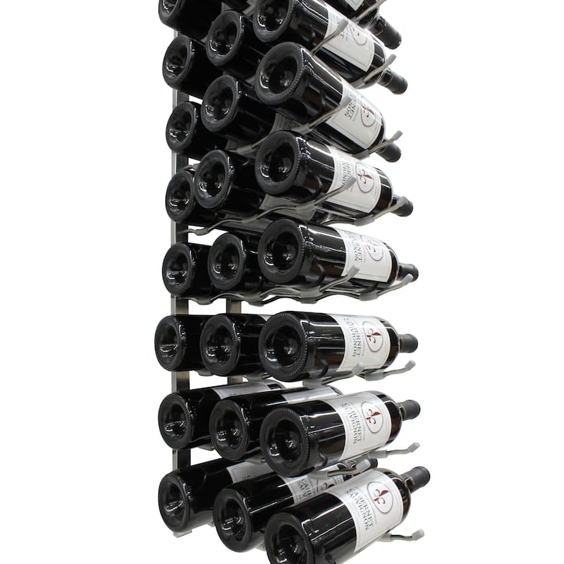 Epicureanist 27-Bottle Metal Wine Rack
