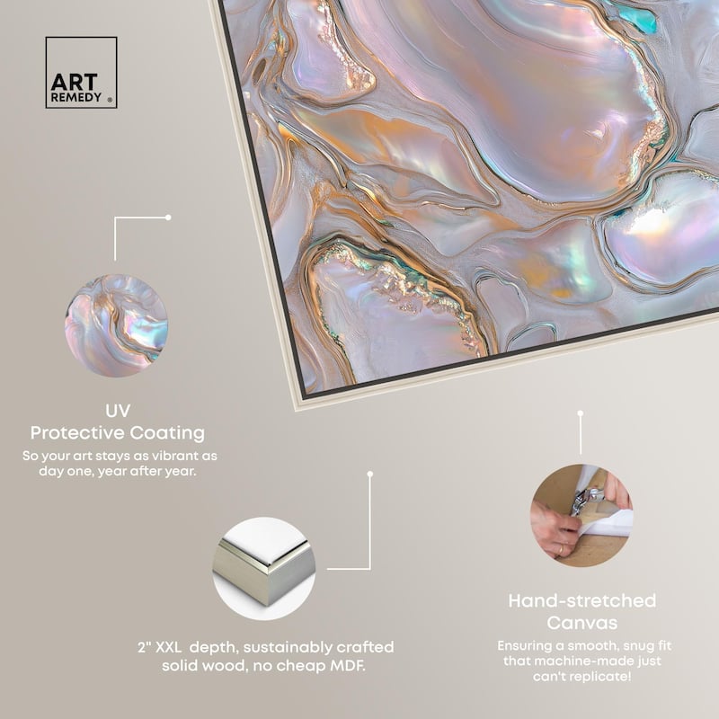 Fluid Preciousness III Canvas by Art Remedy