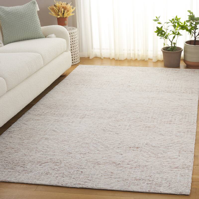 SAFAVIEH Handmade Pine Gulengul Wool Rug - Grey/Brown - 5' x 8'