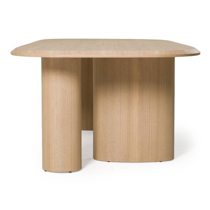 Modrest Summit Modern 118" Natural Ash Dining Table