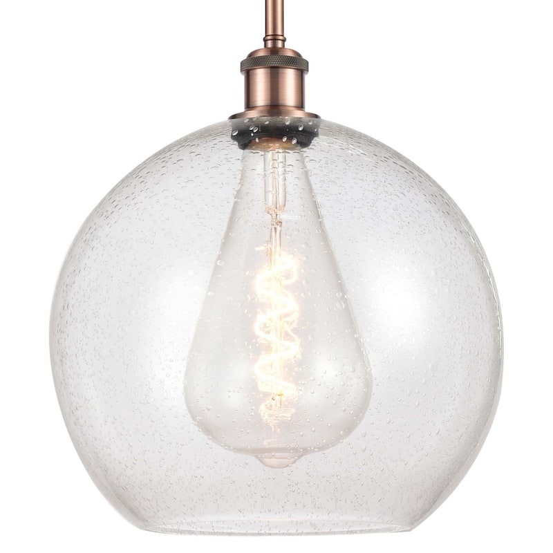 Innovations Lighting 516-1S-15-12 Athens Pendant Athens 12" Wide - Antique Copper / Seedy