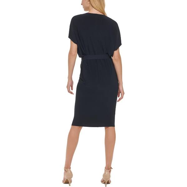 Tommy Hilfiger Women's Work Midi Sheath Dress Blue Size 16 - Bed Bath &  Beyond - 40578708