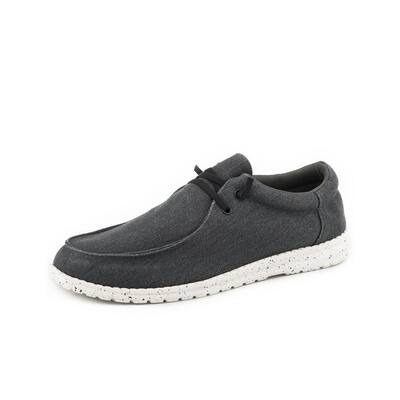 Roper Casual Shoes Mens Hang Loose Canvas Black 09-020-1793-2966 BL