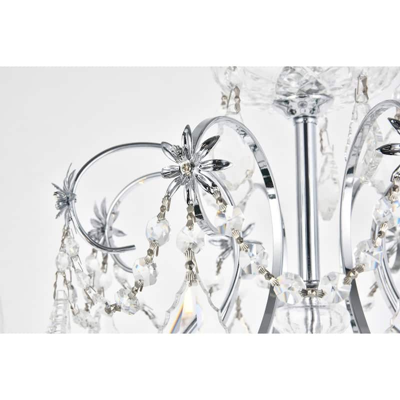 Fleur Illumination 8 light Chrome Chandelier
