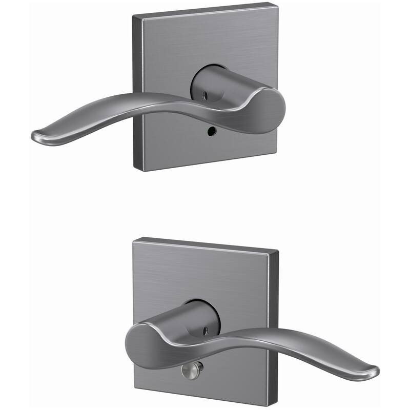 Schlage Custom Pennant Passage or Privacy Door Lever Set with Collins