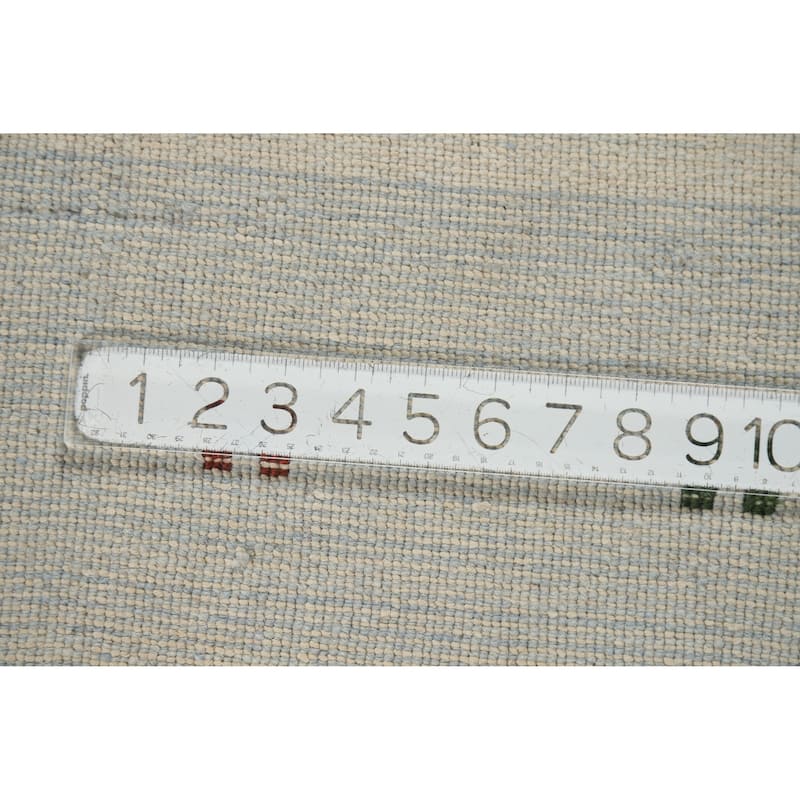 Hand Knotted Oriental 100% Wool Carpet Tribal Tribal Beige & Ivories Gabbeh Area Rug - 7' 6'' X 5' 3''