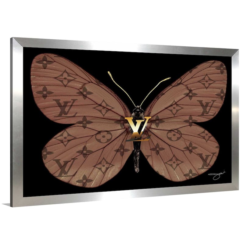 "Louis Vuitton Butterfly" by Jodi Print on Acrylic