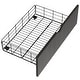 preview thumbnail 12 of 10, Black Full XL over Twin Size Metal Triple Bunk Bed with Drawers