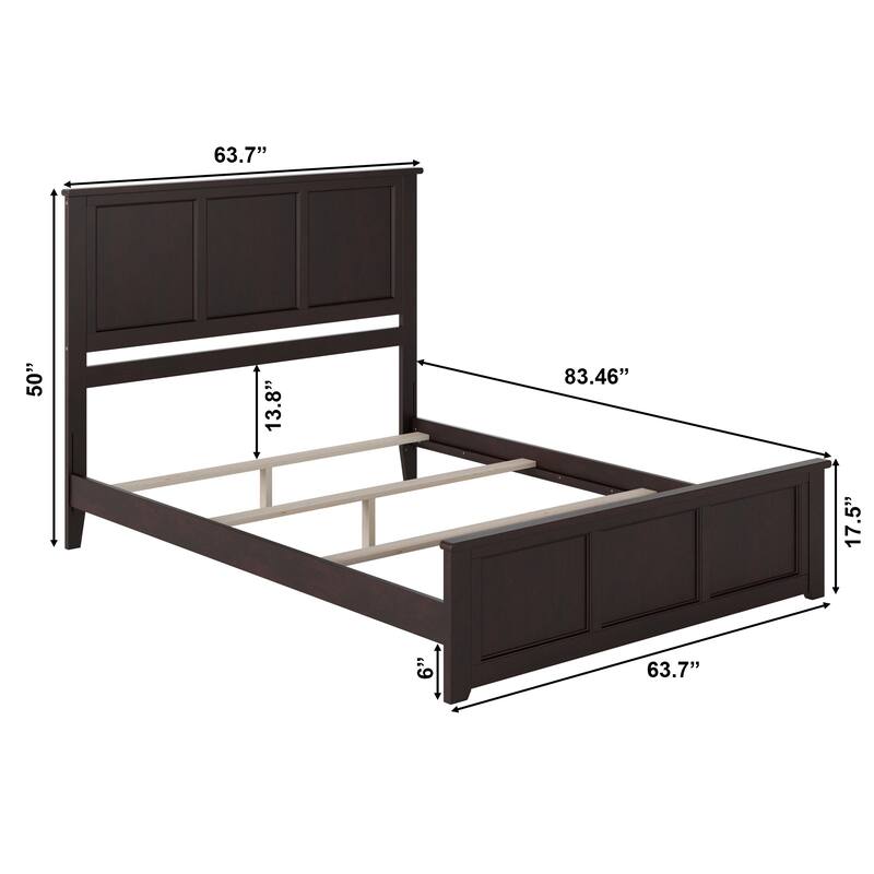 AFI, Madison Foundation Bed with Matching Footboard