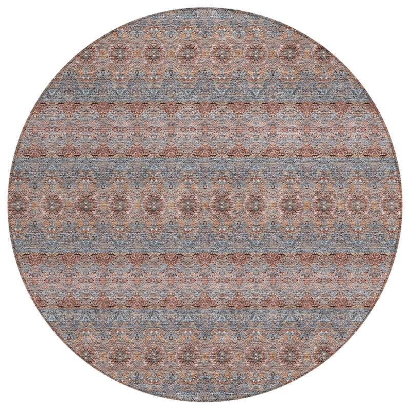 Machine Washable Indoor/ Outdoor Chantille Ombre Stripes Rug