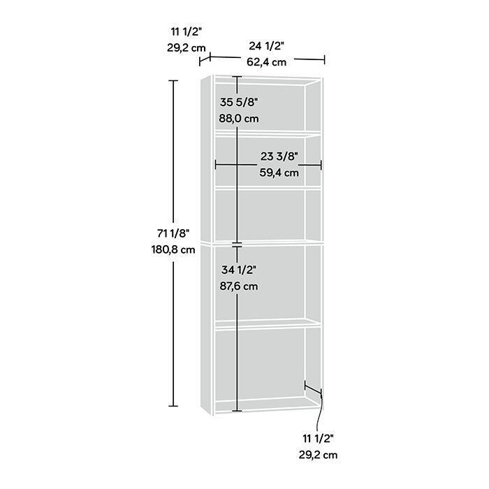 Beginnings Collection 5-Shelf Bookcase