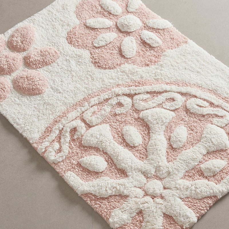 Madison Park Marrakesh Medallion Cotton Tufted Bath Rug