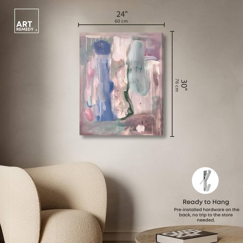 Silk and Satin II Canvas by Art Remedy, Gallery Wrapped