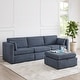 preview thumbnail 20 of 179, Mia Oversized Modular Sectional Fabric Sofa