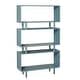 preview thumbnail 14 of 22, Simple Living Margo Mid-Century Modern 3-tier Bookshelf Antique Blue