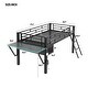 preview thumbnail 5 of 11, Twin Mid Loft Gaming Bed with Integrated Desk and LED Lighting