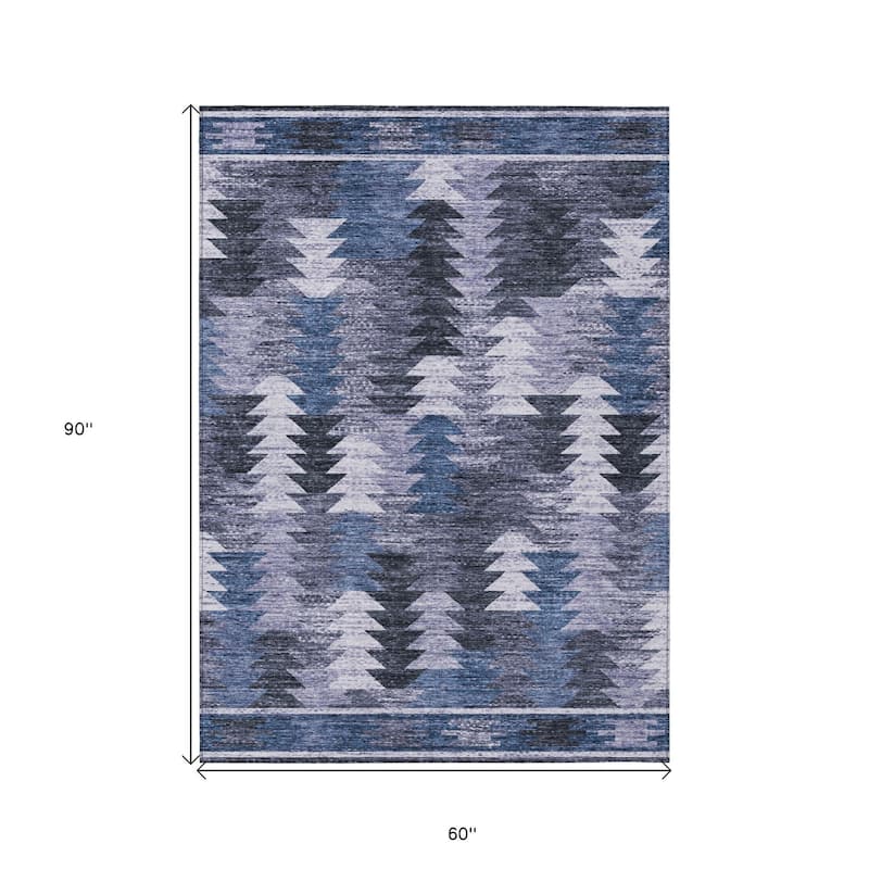 HomeRoots Southwestern Transitional Rectangle Outdoor Rug