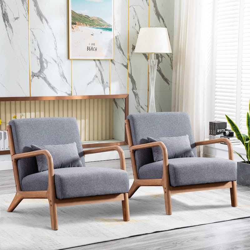 Aston Modern Solid wood Accent Chair for Living Room