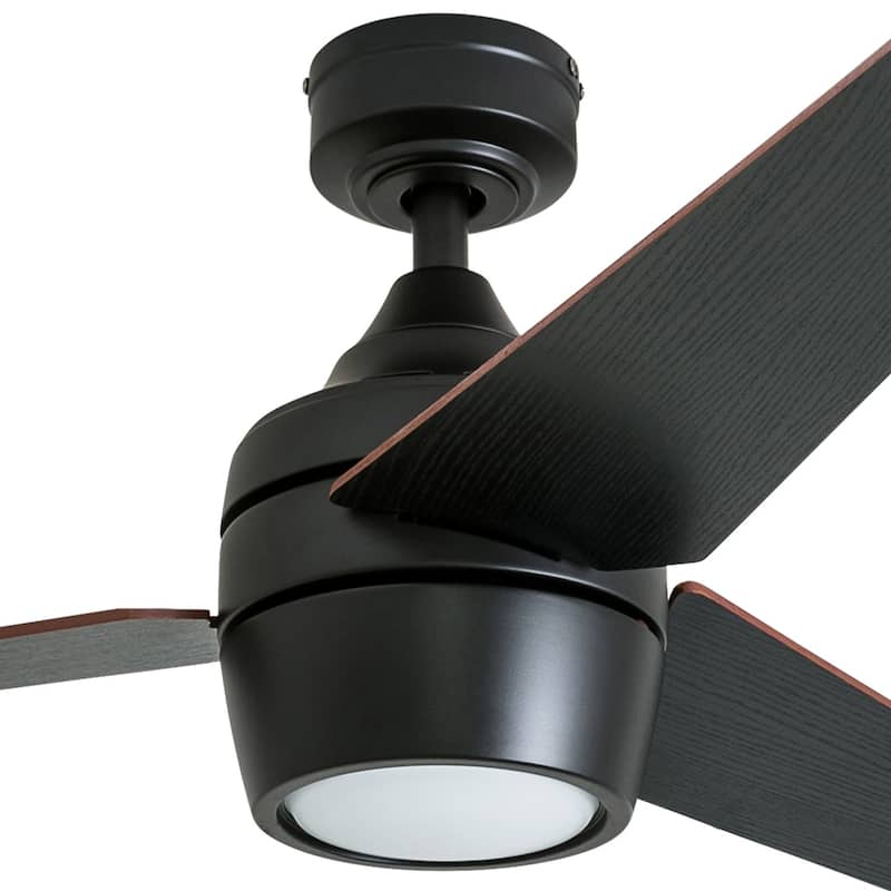 52" Honeywell Eamon Bronze Modern Indoor LED Ceiling Fan with Light, Remote Control